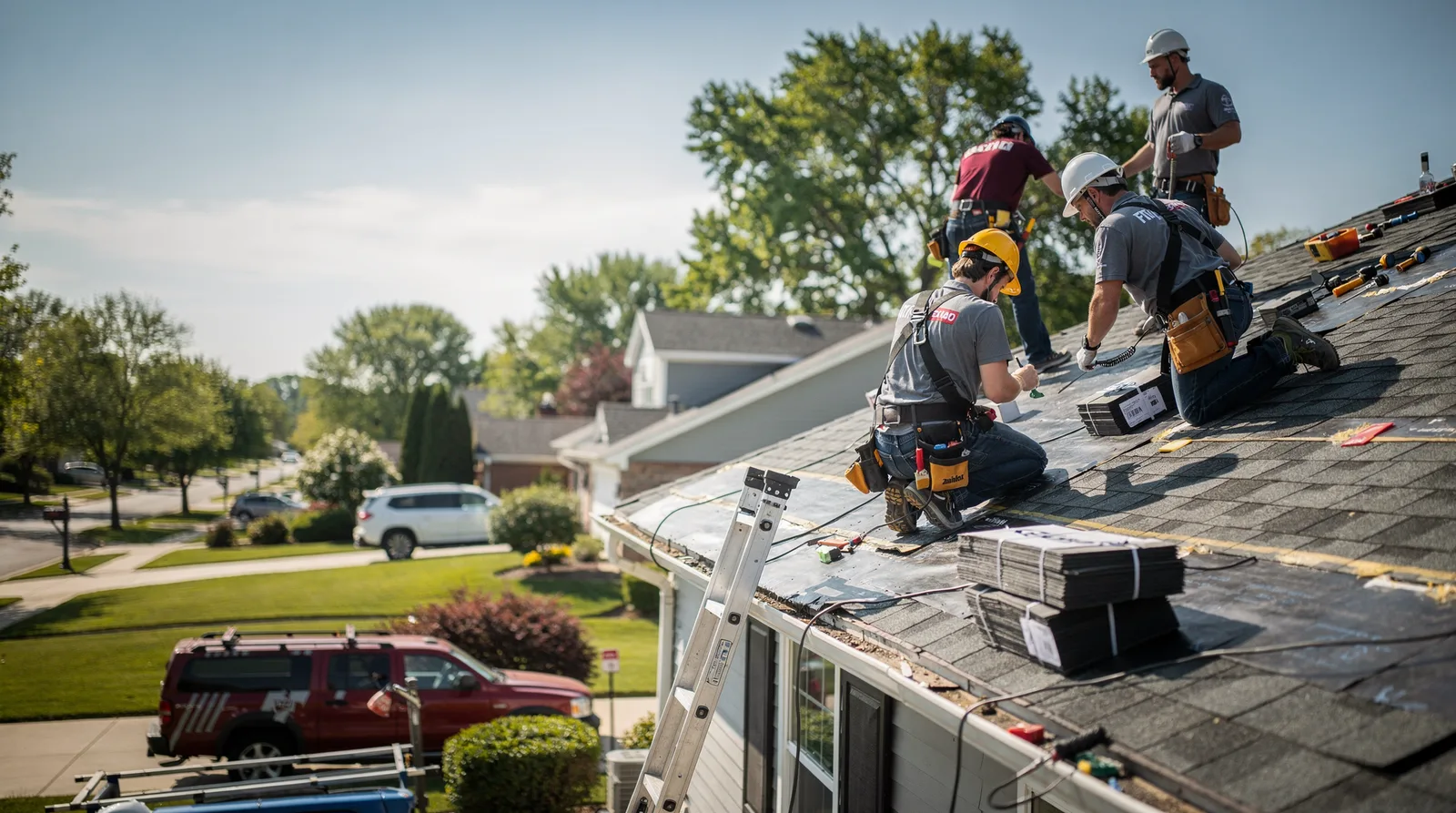 Roof Repair in Hampton, IL around you